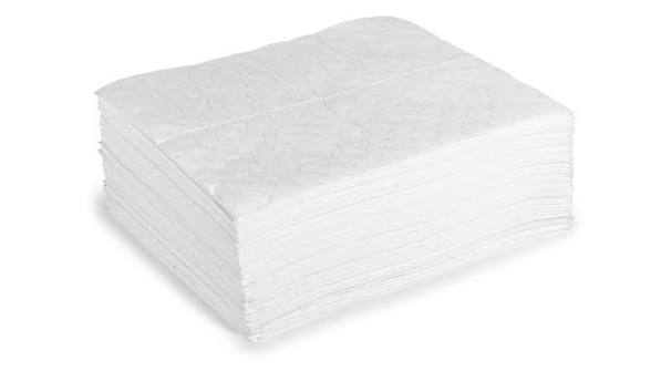 White Oil Absorbent Pads 100 Pack