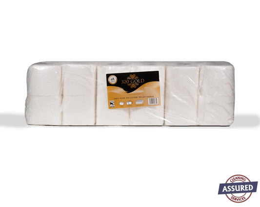 Gold 320-Sheet Toilet Rolls Bale (48s)