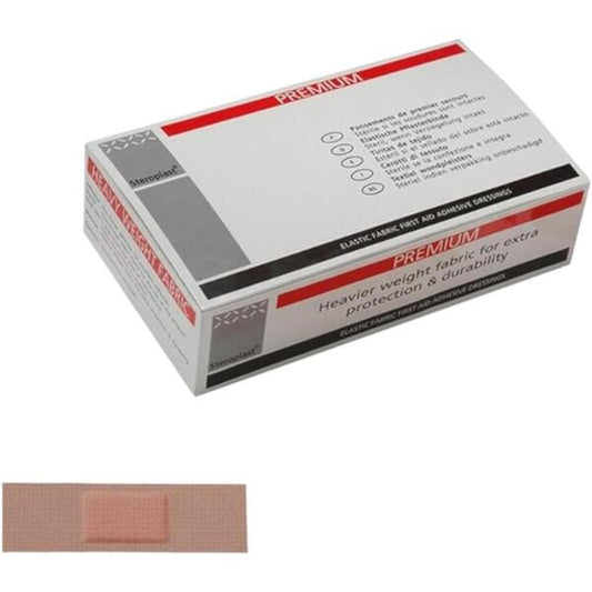 Fabric Plasters 7.5cm x 2.5cm 100 Pack