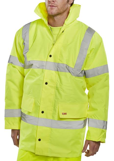 Beeswift Hi-Viz Constructor Traffic Jacket Yellow