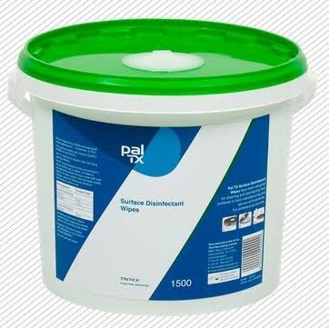Pal TX Hand and Surface Disinfectant Wipes 1500