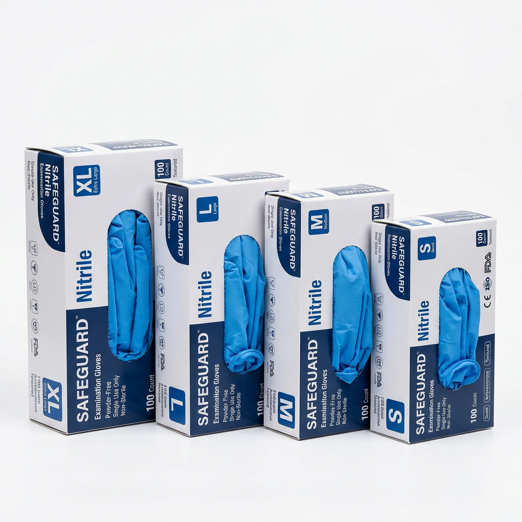 Disposable Powder-Free Nitrile Gloves Blue