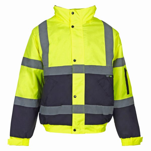 Hi Vis 2 Tone Bomber Jacket
