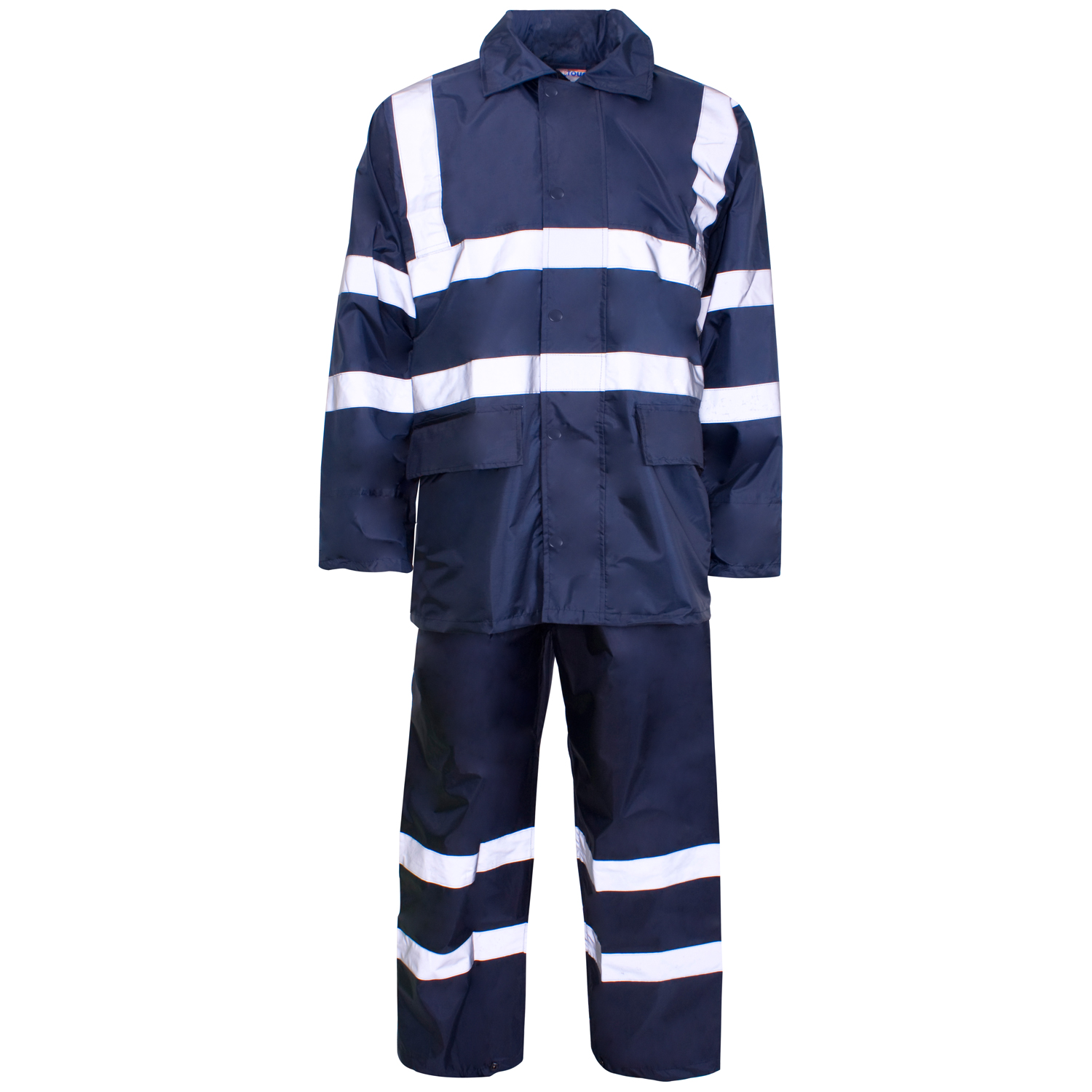 Polyester/PVC Hi Vis Rainwear - Rainsuit