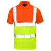 Hi Vis 2 Tone Polo Shirt - Image 2