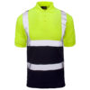 Hi Vis 2 Tone Polo Shirts - Image 2