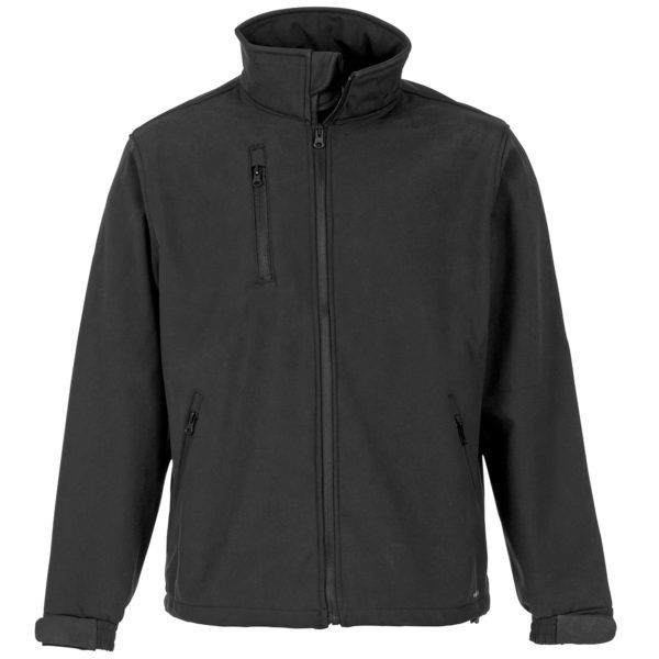 Essentials Jale Soft Touch Organic Cotton Sweat Jacket Black